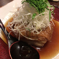 ゆうがた - 豚の角煮
                白髪ねぎが綺麗