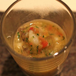 カンテサンス - 蛸トトマトの冷たいスープ