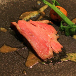 カンテサンス - バスク豚のロースト　ライムとテキーラのソース