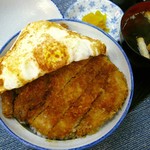 おかき屋　辰心 - 岡田かつ丼(両目)630円