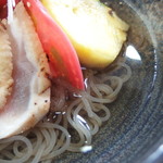 Resutoran Hinai Dori - そば粉を練りこんだ麺