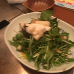 鉄板屋 欣 - 水菜サラダ