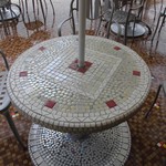 カフェドソレイユ - 外のテーブル１