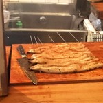 イチビキ - 焼場　白焼状態の鰻