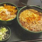 ゆで太郎 - かつ丼セット 680円
            170815 08:11