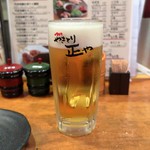 やきとり 正や - 生ビール