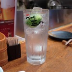 やきとり 正や - すだち酎ハイ