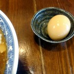 さぶろう - 味玉は別皿で来ました。