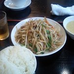 アジア料理 菜心 - 菜心＿搾菜と豚肉細切炒め