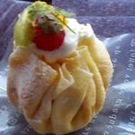 キュール - 御幸辻"Pâtisserie dê CUEL"の「まるごといちじくのクレープつつみ」近接