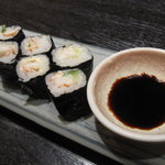 魚心 - エビきゅう細巻 400円