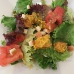 レストラン キジョウカク - ランチのサラダ