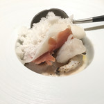 アニエルドール - 鱧 ハモンセラーノ 桃