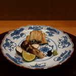 赤坂 詠月 - 天然鰻の白焼きと松茸焼き
