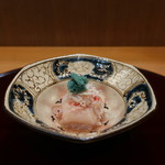 赤坂 詠月 - ぼたん海老の蟹の身乗せ