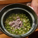 赤坂 詠月 - 万願寺唐辛子と鴨の炊き込みご飯