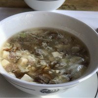 ヘイフンテラス - 牛挽肉ともずくのとろみスープ