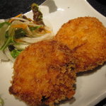 魚心 - カニクリームコロッケ 2ヶ 500円