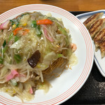 リンガーハット - 野菜たっぷり皿うどんＡセット