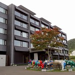 杏ダイニング - 木ニセコ外観；宿泊はお初だけど既に三度目. 牛さん達とは"モ～顔馴染"?(^^;)ゞ @2017/09/17