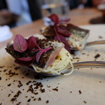 L’AS - 秋刀魚の下にはパスタ