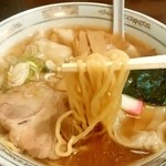 河島屋食堂 - 河島屋食堂＠山形　ワンタン麺の麺
