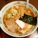 河島屋食堂 - 河島屋食堂＠山形　ワンタン麺