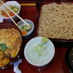 そばや 池乃家 - 親子丼セット1180円