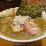 中華蕎麦 みうら - みうら 濃厚強煮干しそば 800円+　うずらのたまご（3こ）50円