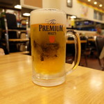 ぎょうざの満洲 - 生ビール（４３２円）