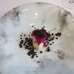 プレゼンテ スギ - 大理石！？にのせたフォアグラ