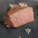 プレゼンテ スギ - ガルシアポークを60℃で1.5h→高温の炭火