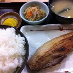 ひだ - 焼魚定食（ほっけ）　700円