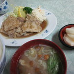 銀水食堂 - 生姜焼き定食
