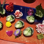 創作Dining Sushi　きくち - 小肌刺身の磯巻き