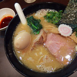 おおぜき中華そば店 - 白湯そば（830円）＋辛味（50円）