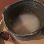 そばきり 日曜庵 - とろみの強い蕎麦湯