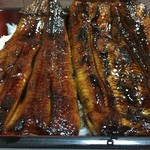 うなぎ割烹山田 - 鰻のアップ