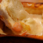 DEN - パンを浸して食べると最高に美味しい^ ^