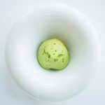 アジュール フォーティーファイブ - ランチコース 11178円 のメロンのグラニテ ミントのムースのせ