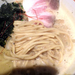 麺と心 7 - 雲丹白湯ラー麺（2017年3月前半限定）（麺）