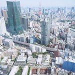 アジュール フォーティーファイブ - 店内のテーブル席からの風景です