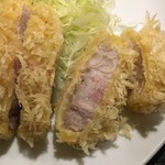 成蔵 - (料理)霧降高原豚ロースかつ(130g)定食②