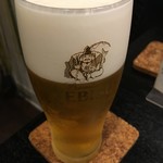 成蔵 - (料理)生ビール(エビス)