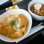 Shokudou - カツ丼＋ミニラーメン