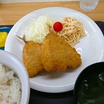 食工藤 - アジフライ定食定食