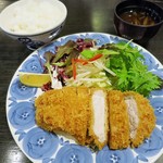 喝 - ロースかつ定食