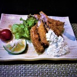 キッチン ウィル - 鯵フライ　自家製タルタルとの相性もバッチリ！