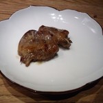 焼肉すどう - 天草大王のハツ　鶏男、悶絶の美味しさです！