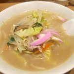 中央軒 - 長崎ちゃんぽん定食（小チャーハン付き）